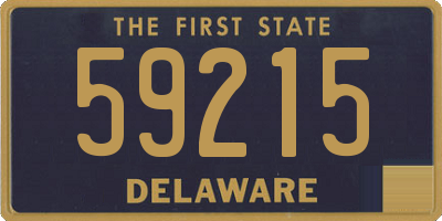DE license plate 59215
