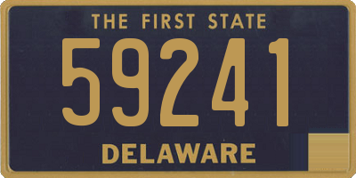 DE license plate 59241