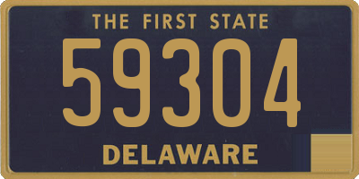 DE license plate 59304