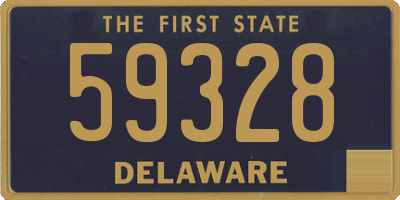DE license plate 59328