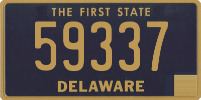 DE license plate 59337