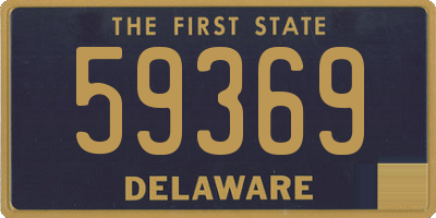 DE license plate 59369