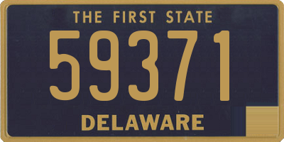 DE license plate 59371