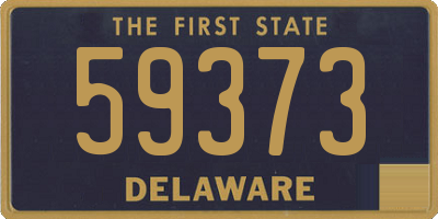 DE license plate 59373