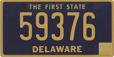 DE license plate 59376