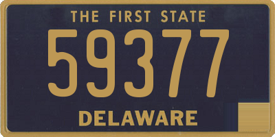 DE license plate 59377