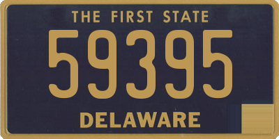 DE license plate 59395