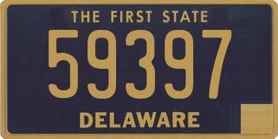 DE license plate 59397