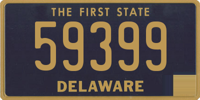 DE license plate 59399