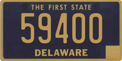 DE license plate 59400