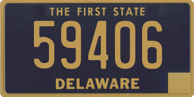 DE license plate 59406