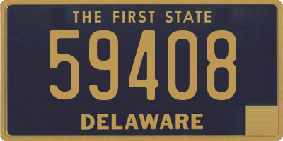 DE license plate 59408
