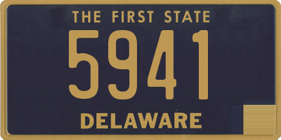 DE license plate 5941