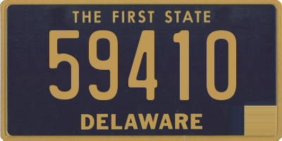 DE license plate 59410