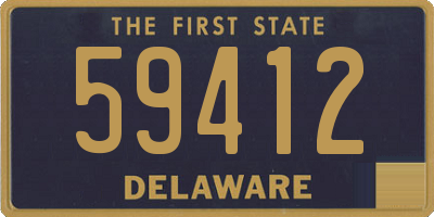 DE license plate 59412