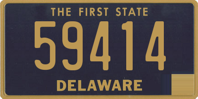 DE license plate 59414