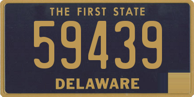 DE license plate 59439