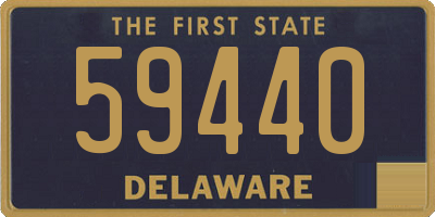 DE license plate 59440