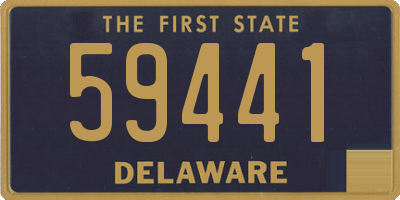 DE license plate 59441