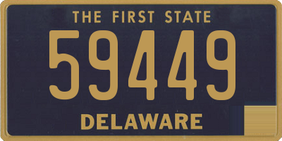 DE license plate 59449