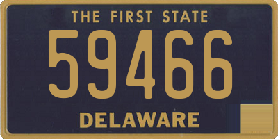 DE license plate 59466