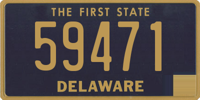 DE license plate 59471