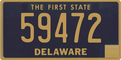 DE license plate 59472