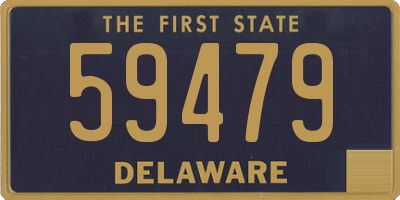 DE license plate 59479