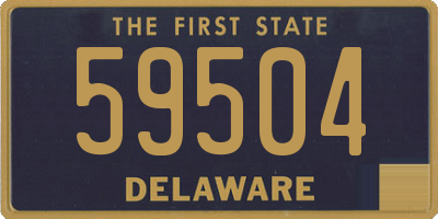 DE license plate 59504