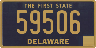 DE license plate 59506