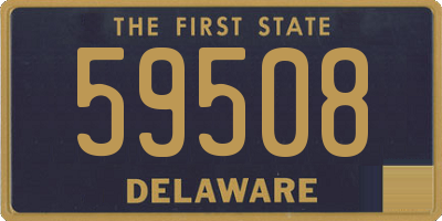 DE license plate 59508