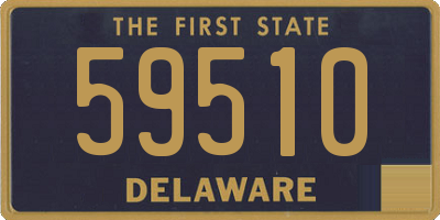 DE license plate 59510