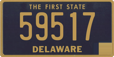 DE license plate 59517