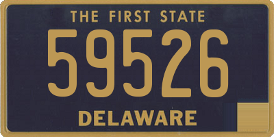 DE license plate 59526