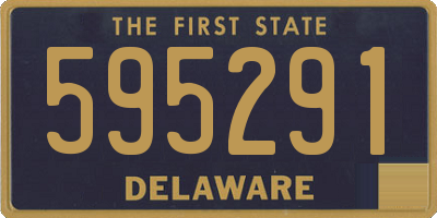 DE license plate 595291