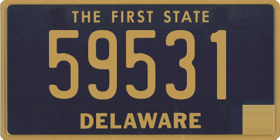 DE license plate 59531