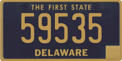 DE license plate 59535