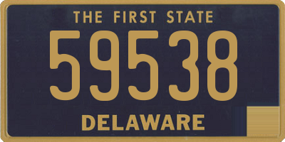 DE license plate 59538