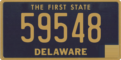 DE license plate 59548