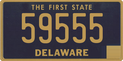 DE license plate 59555