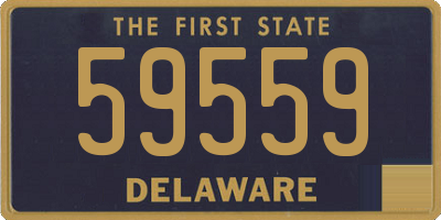 DE license plate 59559