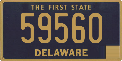 DE license plate 59560