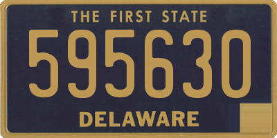 DE license plate 595630
