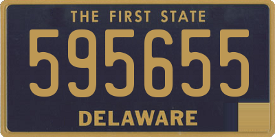 DE license plate 595655