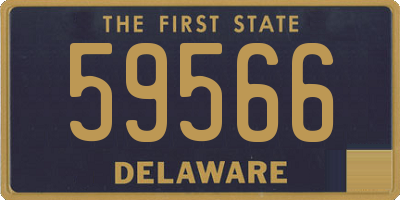DE license plate 59566