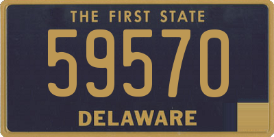DE license plate 59570