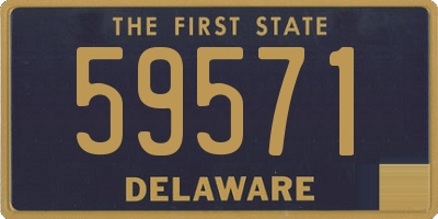 DE license plate 59571