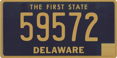 DE license plate 59572
