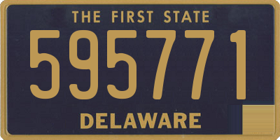 DE license plate 595771