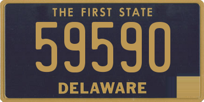 DE license plate 59590